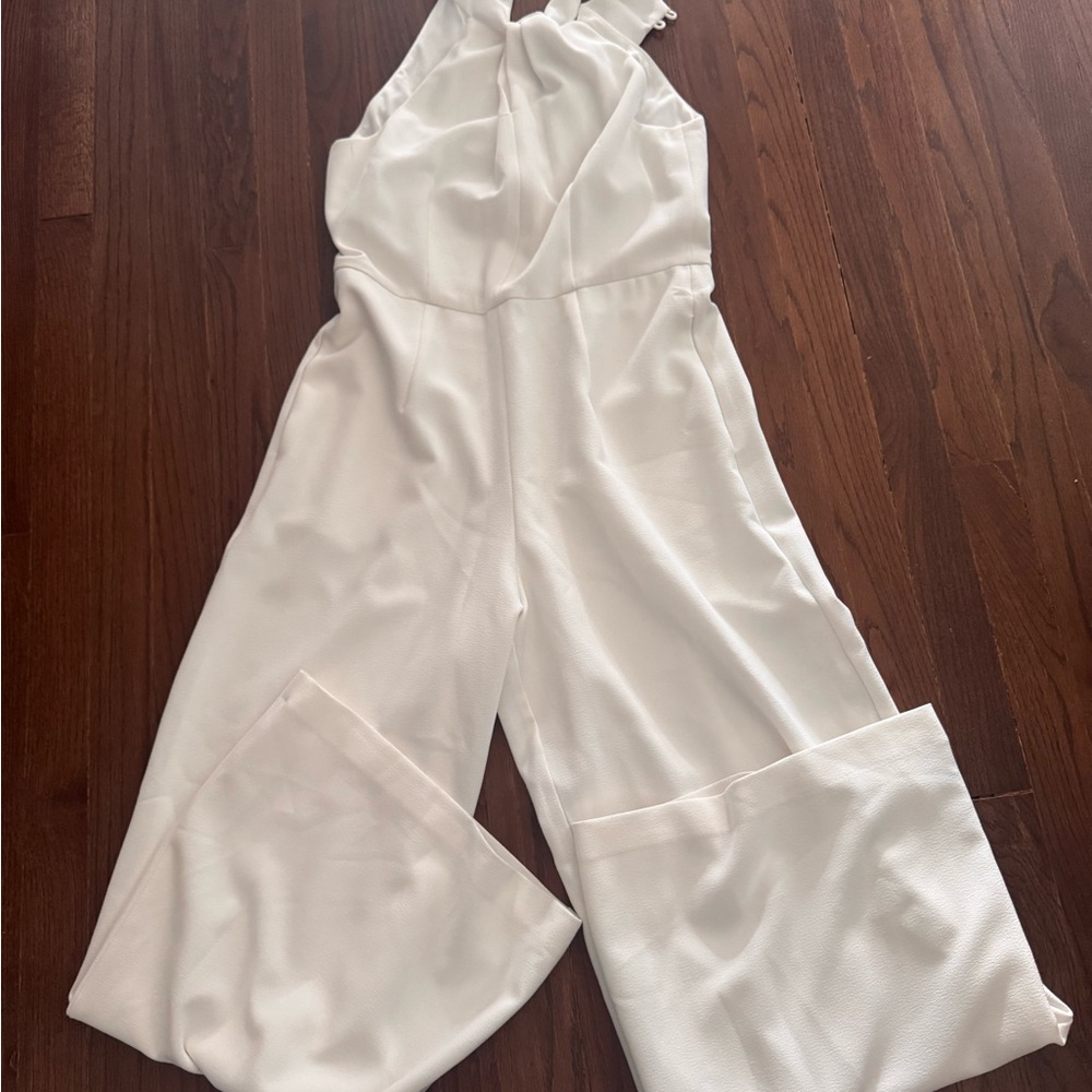 Elegant White Jumpsuit size 10